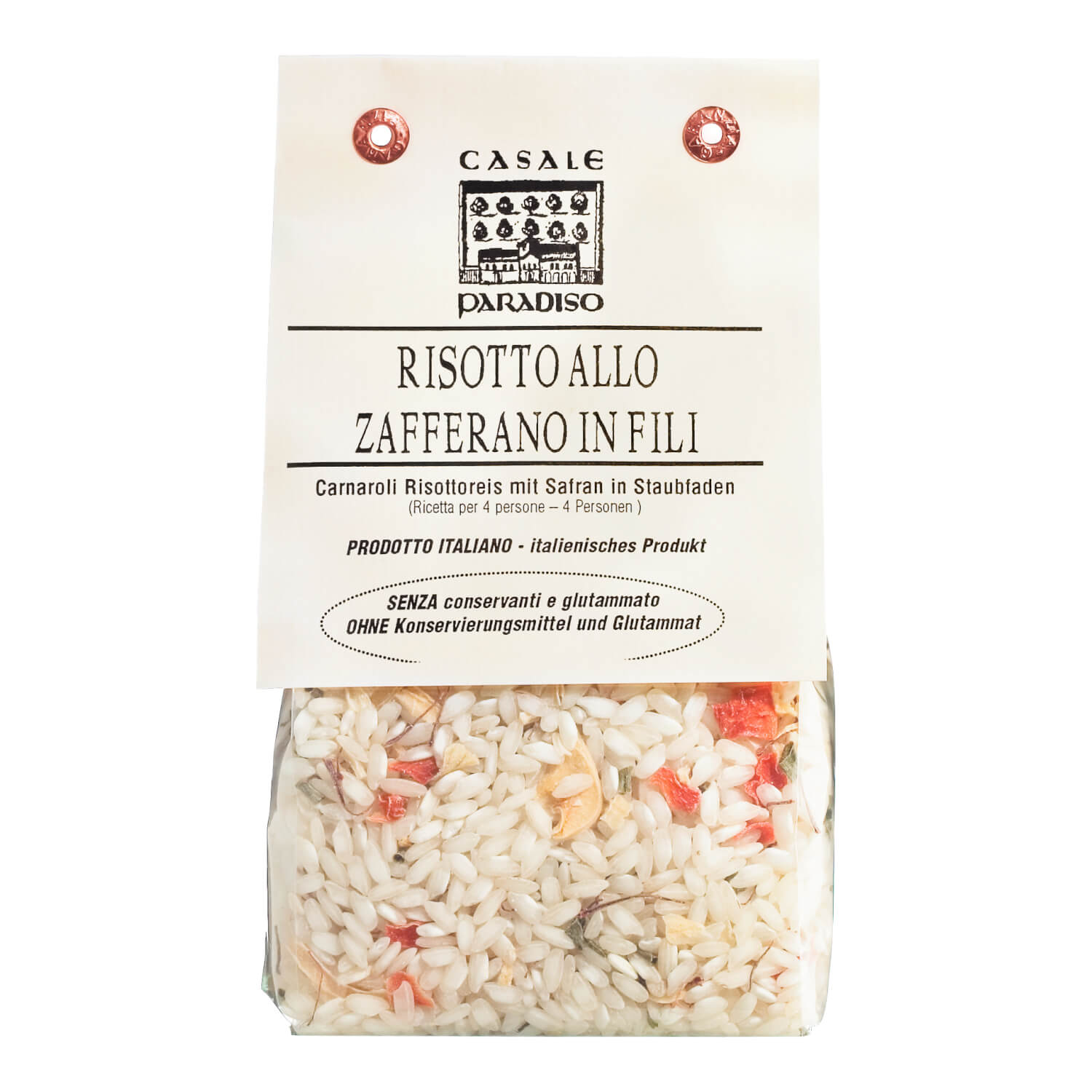 Risotto allo Zafferano in Fili - mit Safranfäden von Casale Paradiso, 300 g