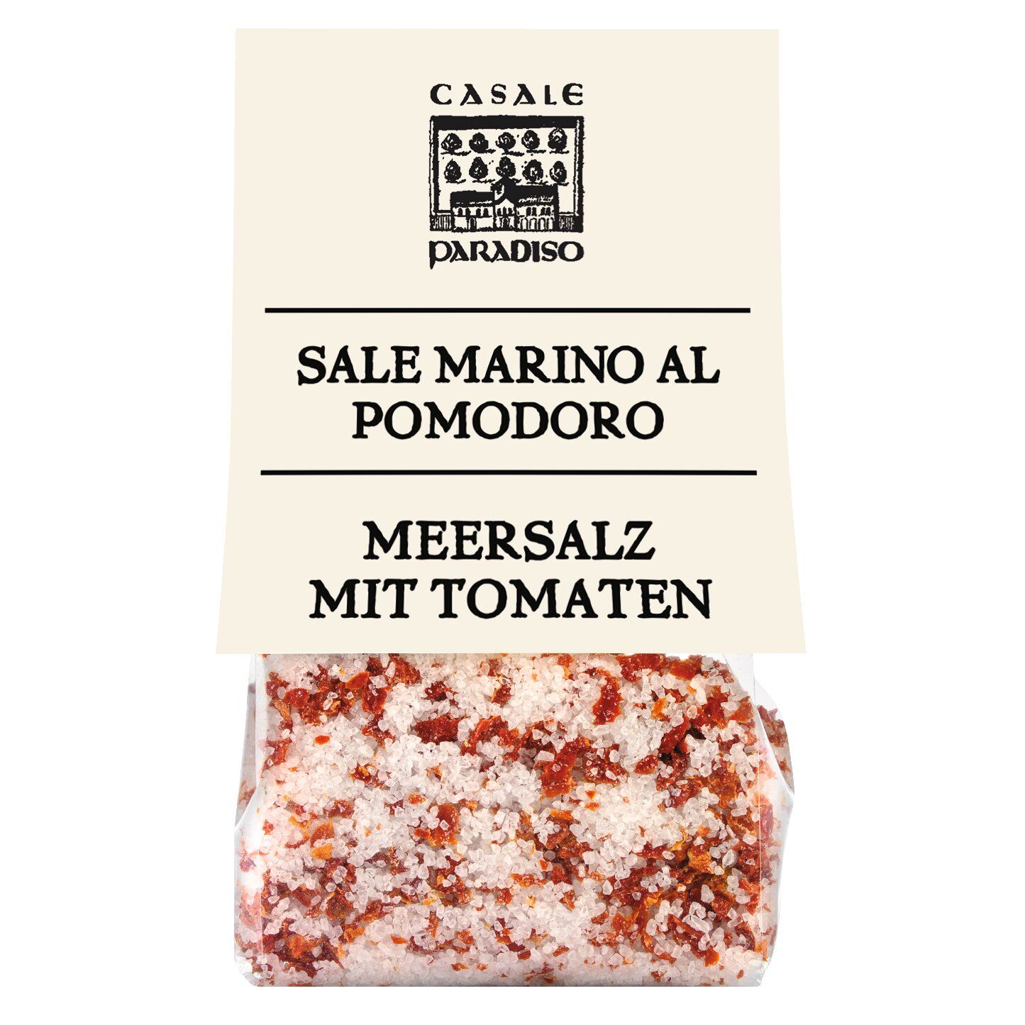 Sale Marino al Pomodoro - Meersalz mit getrockneten Tomaten von Casale Paradiso, 200 g