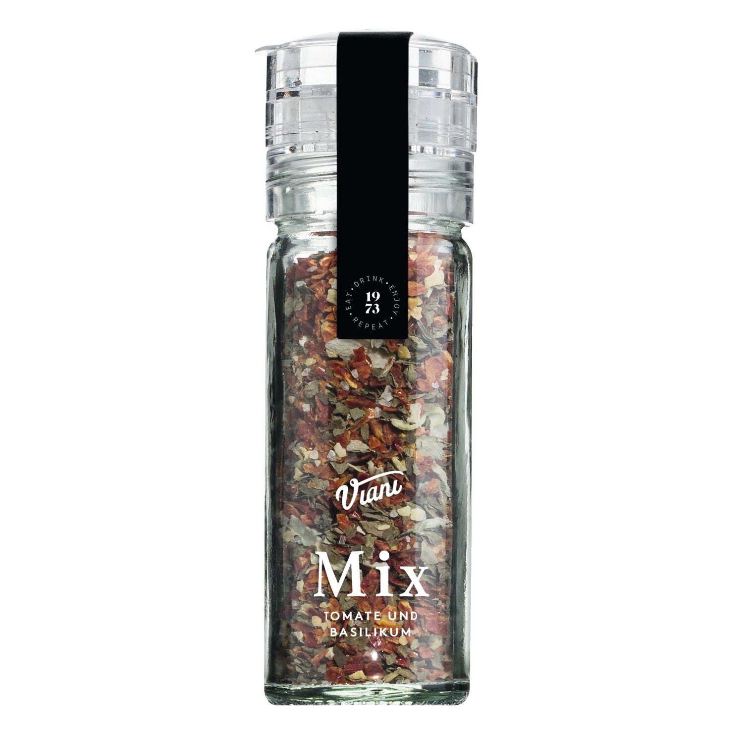 Kräutermischung mit Tomaten & Basilikum in der Mühle von Viani, 25 g