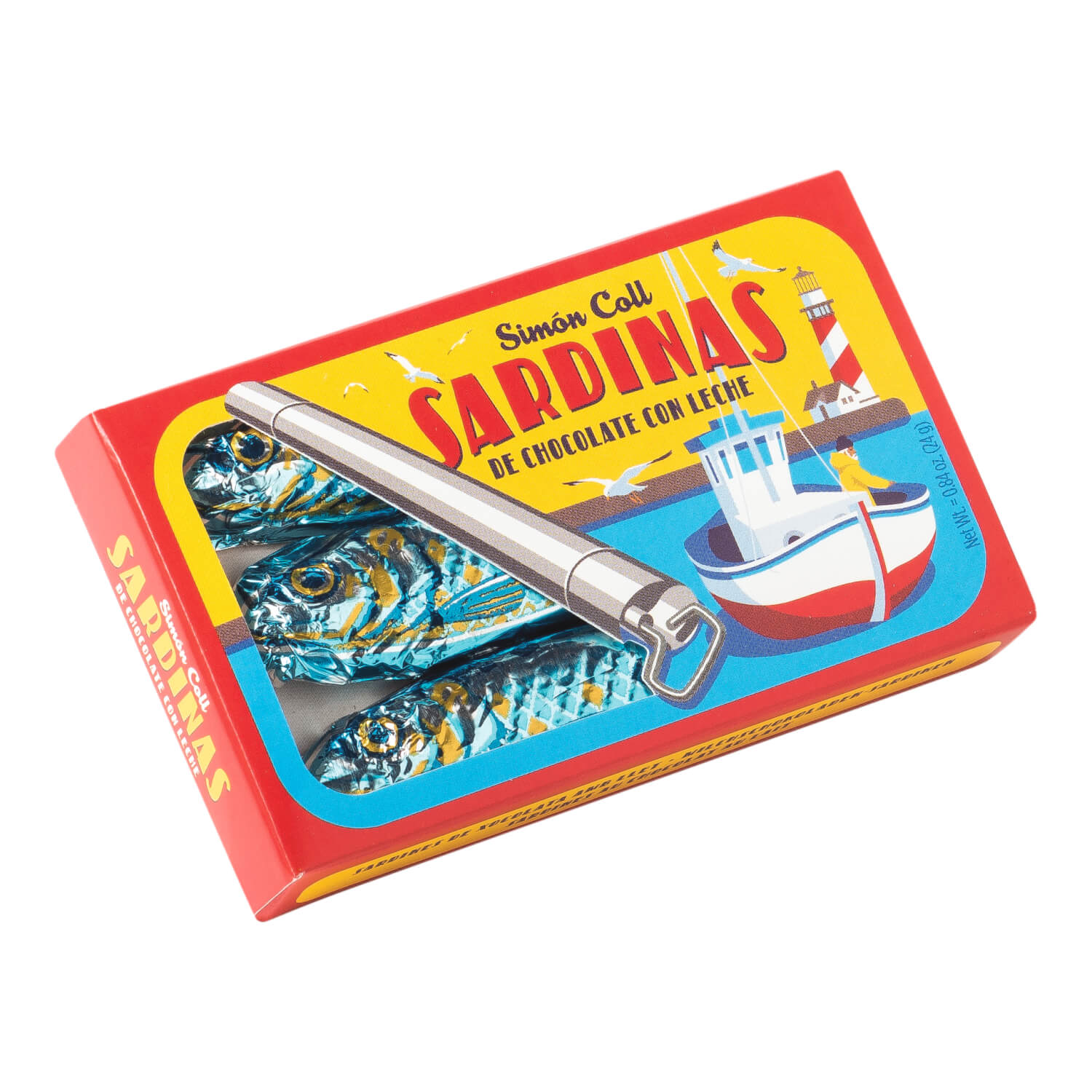 Sardinen aus Vollmilchschokolade von Simon Coll, 24 g