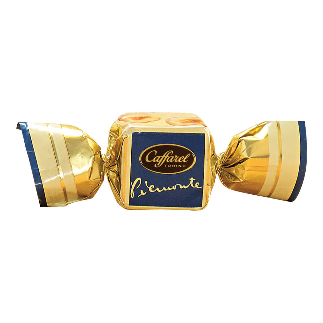 Cream-Würfel weiße Schokolade mit Haselnüssen aus dem Piemont von Caffarel, 100 g