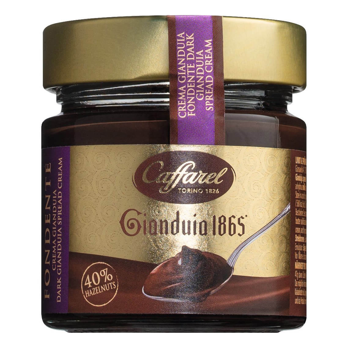 Gianduiacreme mit Zartbitterschokolade von Caffarel, 210 g