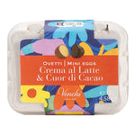 Eine bunte Schachtel Venchi Ostereier gefüllt mit Kakao- & Milchcreme, 12 Stück, 130g.