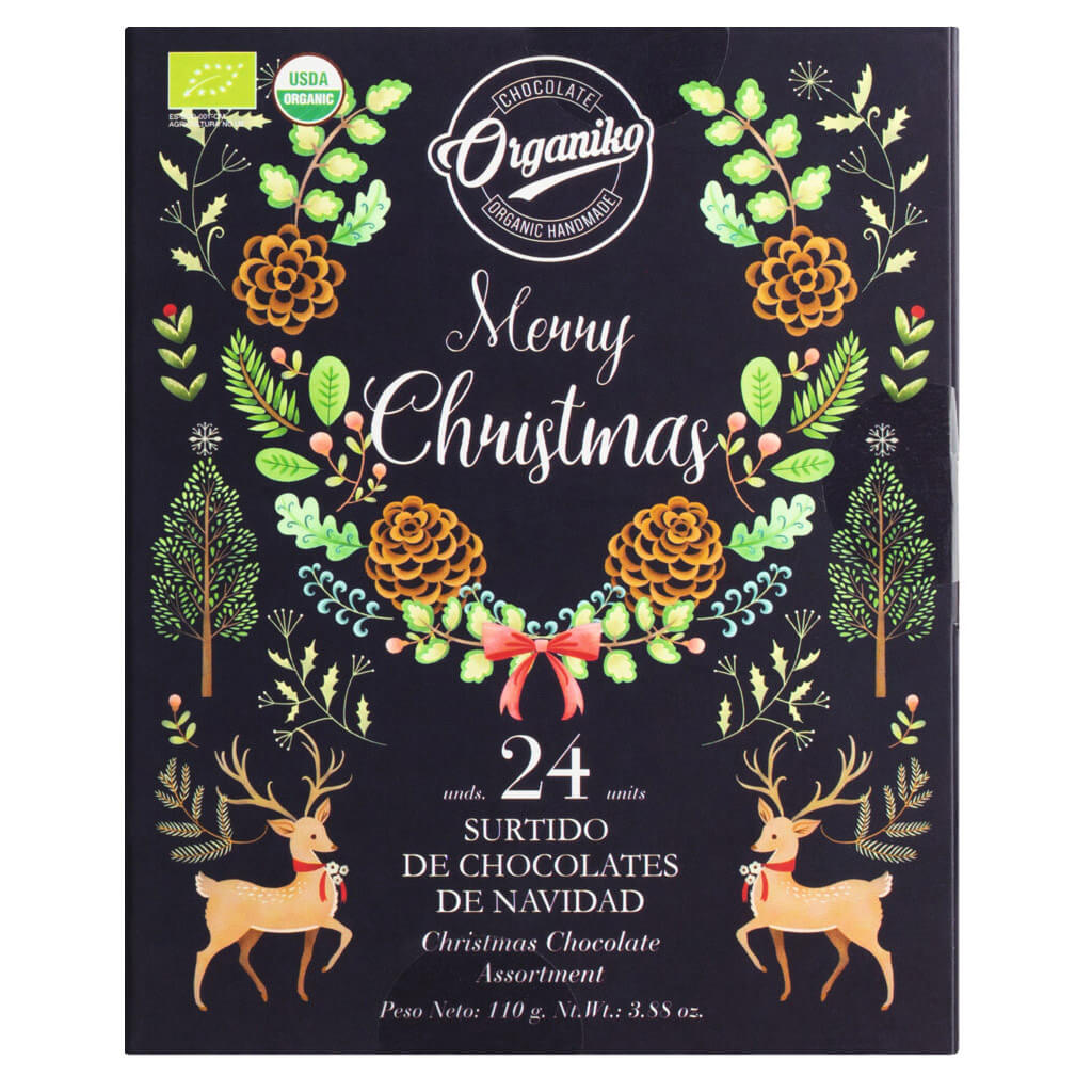 Mini Bio Schokoladentafeln in Geschenkpackung von Chocolate Organiko, 110 g