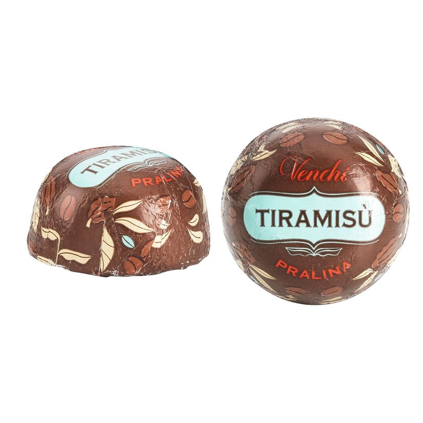 Zartbitterpraline mit Tiramisù-Füllung von Venchi, 100 g / 6 St.