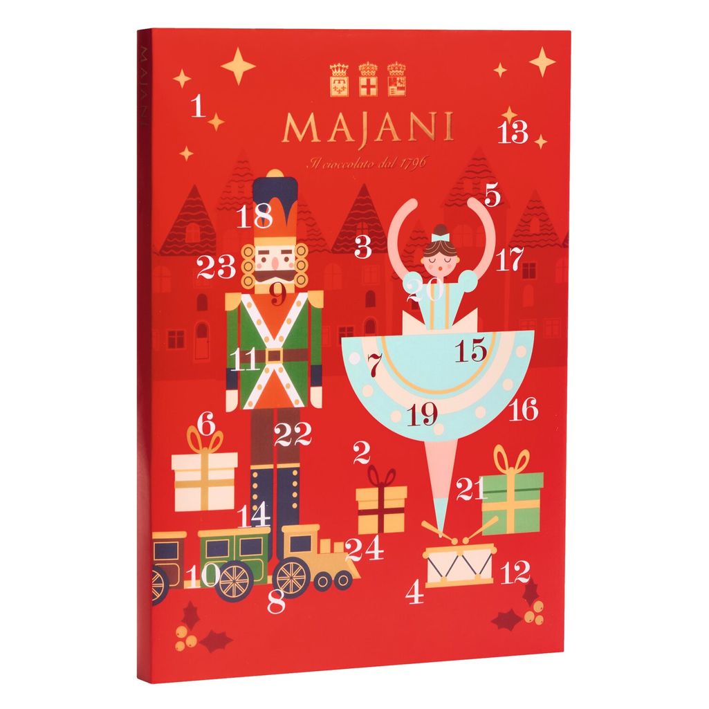 Adventskalender mit gemischten Schokoladenpralinen von Majani, 205 g