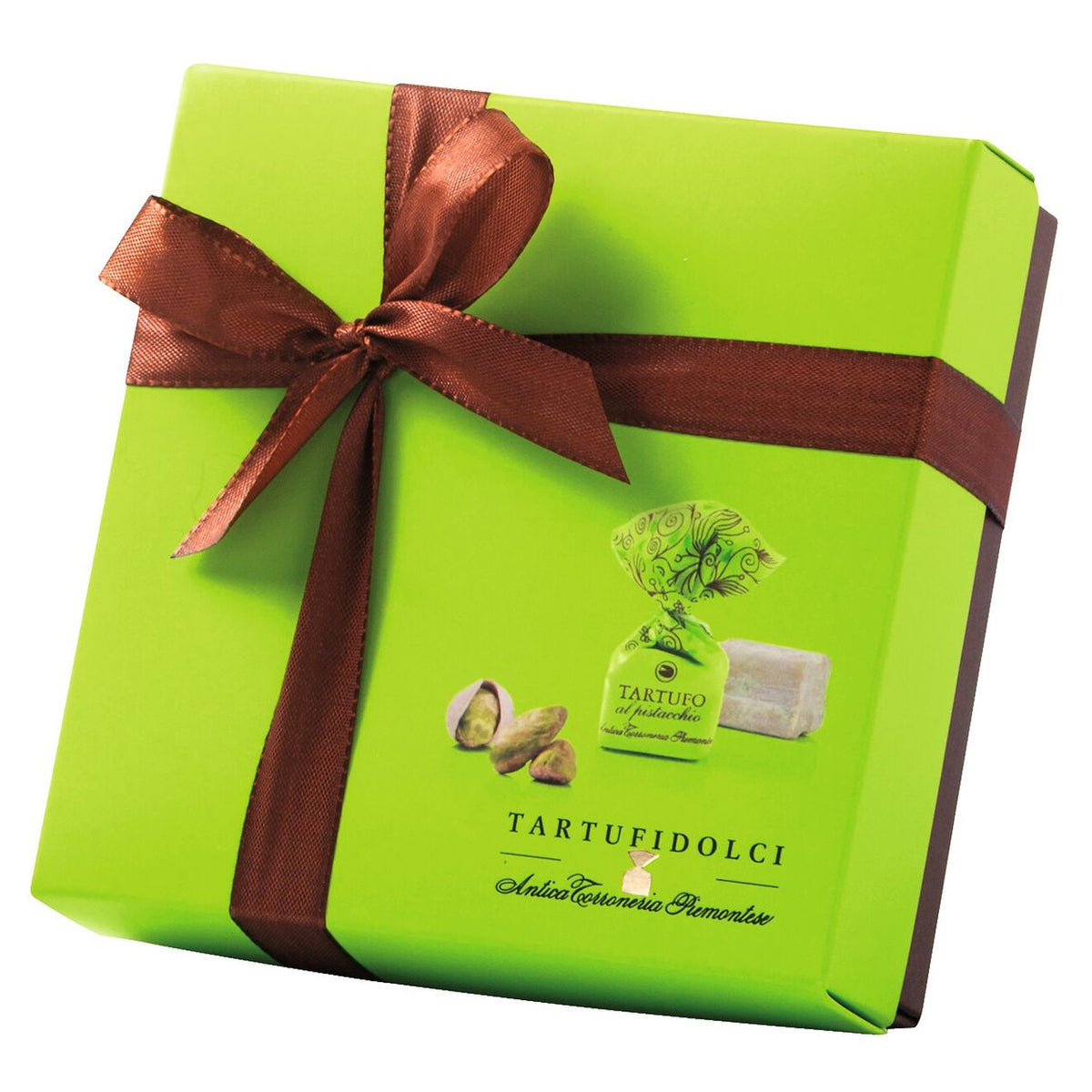 Tartufi dolci mit Pistazien in der Geschenkbox von Antica Torroneria Piemontese, 125 g