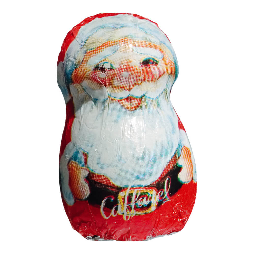 Mini Weihnachtsmänner mit Gianduia-Füllung von Caffarel, 100 g