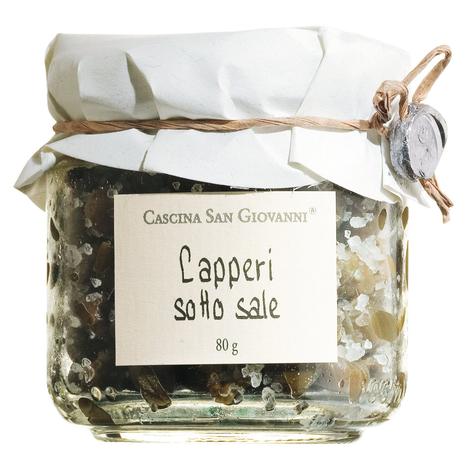 Piemontesische Kapern in Meersalz von Cascina San Giovanni, 80 g