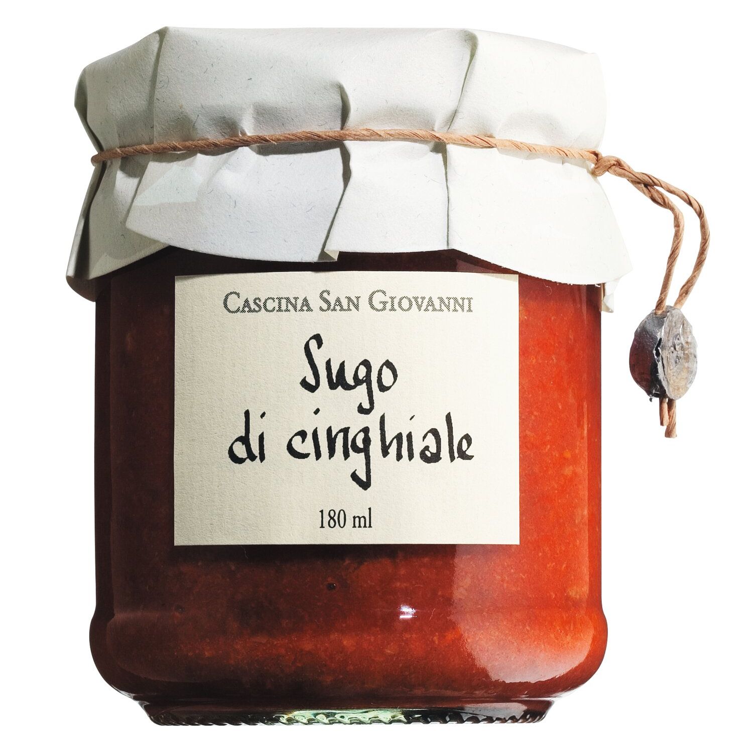 Sugo di cinghiale - Sugo mit Wildschwein von Cascina San Giovanni, 180 ml