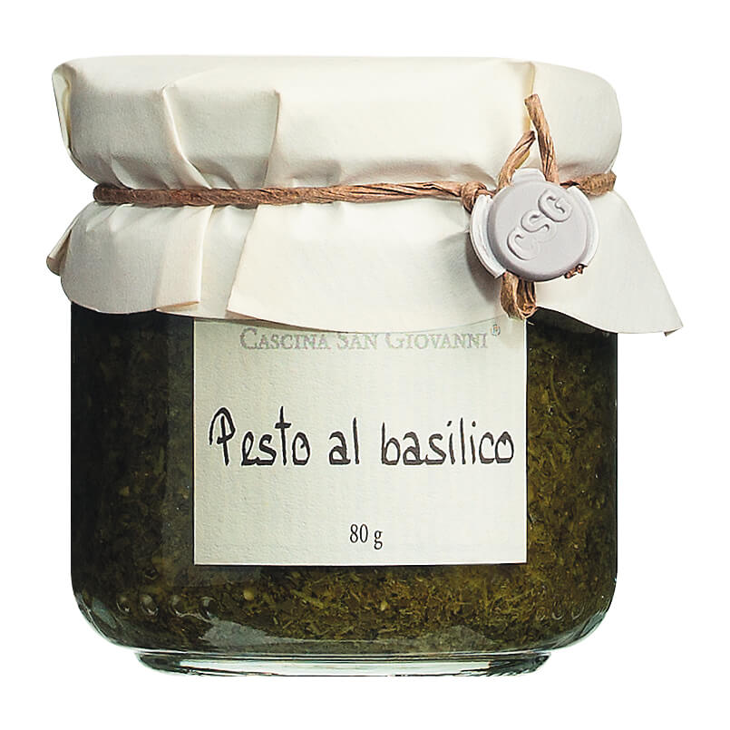 Pesto genovese - klassisches Basilikumpesto von Cascina San Giovanni, 80 g
