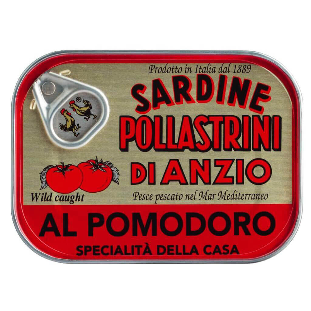 Sardinen in Tomatensauce von Pollastrini, 100 g