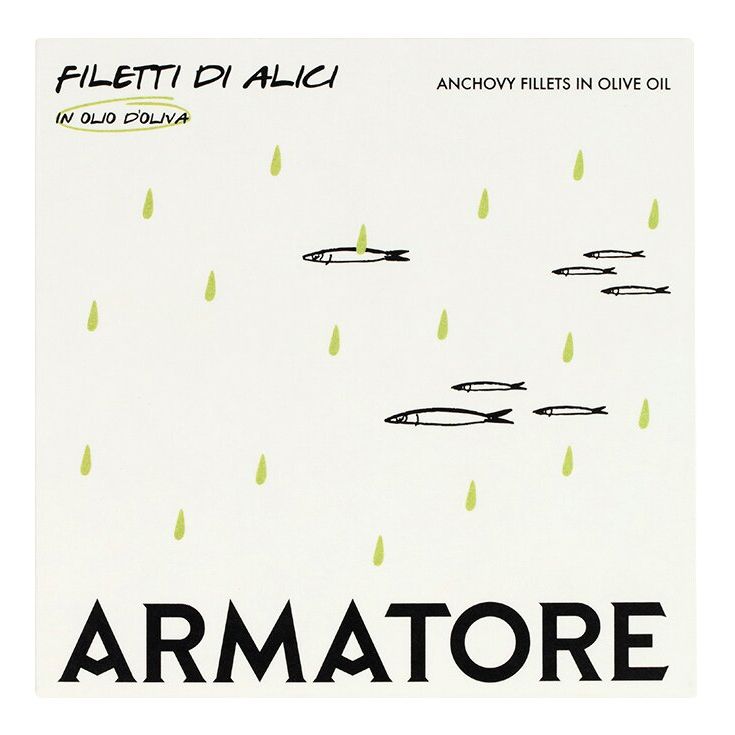 Filetti alici di Cetara - Sardellenfilets in Olivenöl, Geschenkdose von Armatore, 90 g