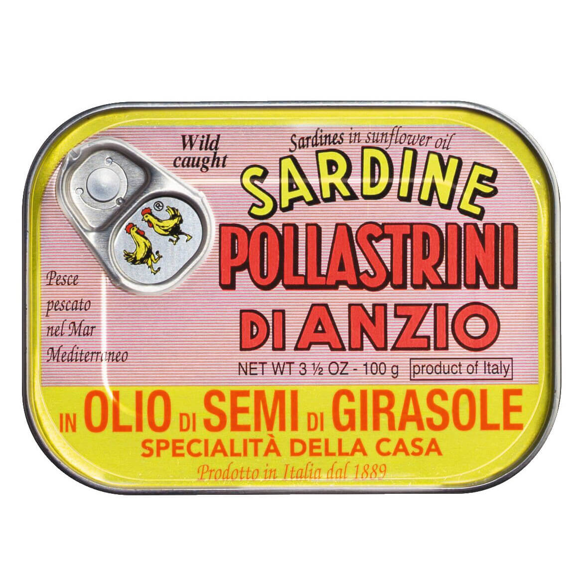 Sardinen in Olivenöl von Pollastrini, 100 g