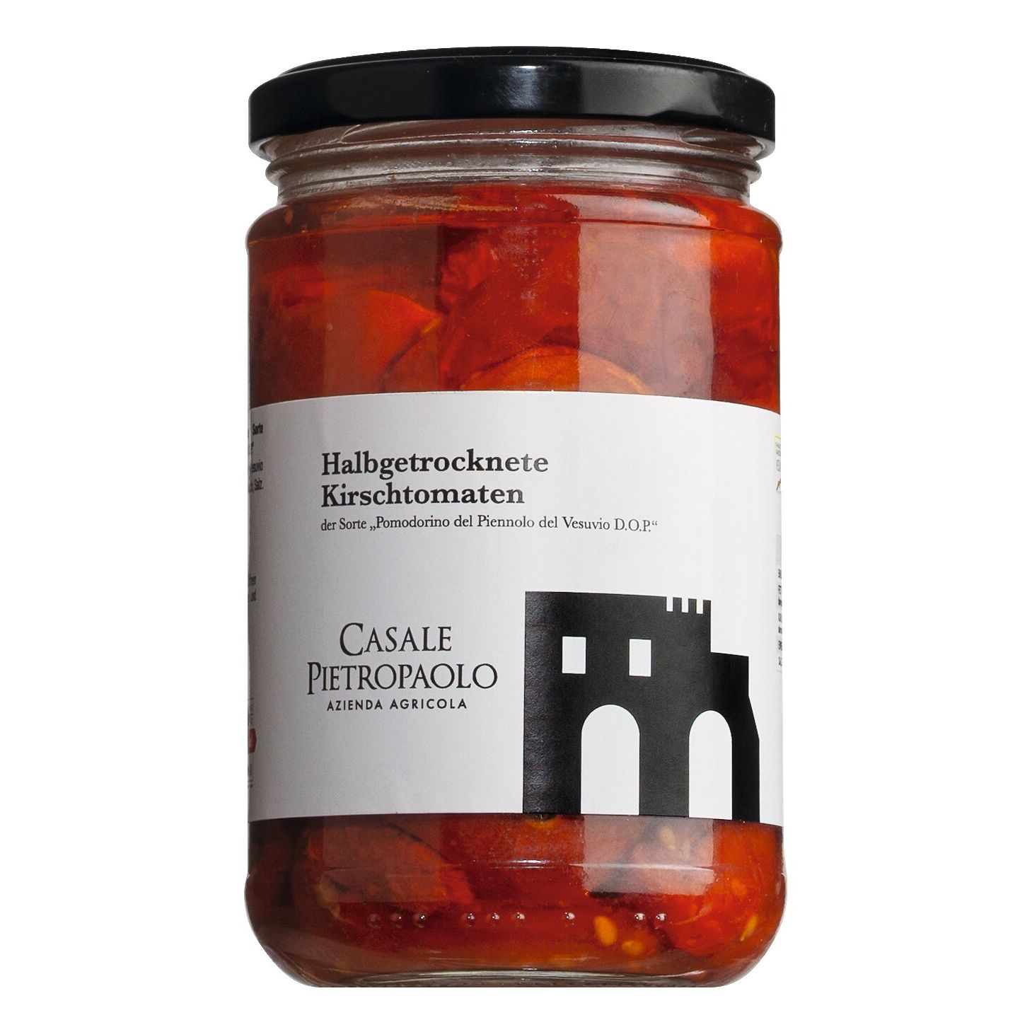 Halbgetrocknete Piennolo del Vesuvio DOP Tomaten ­in Öl von Casale Pietropaolo, 350 g