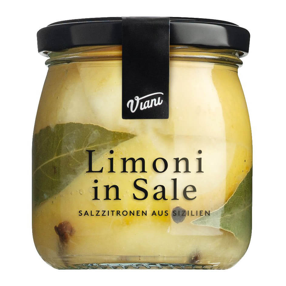 Limoni in sale - Salzzitronen aus Sizilien, 180 g