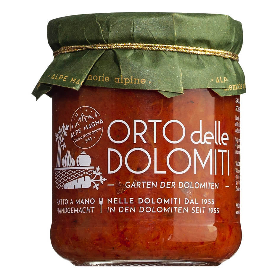 Orto delle Dolomiti - Sugo aus frischem Gemüse von Alpe Magna, 190 g
