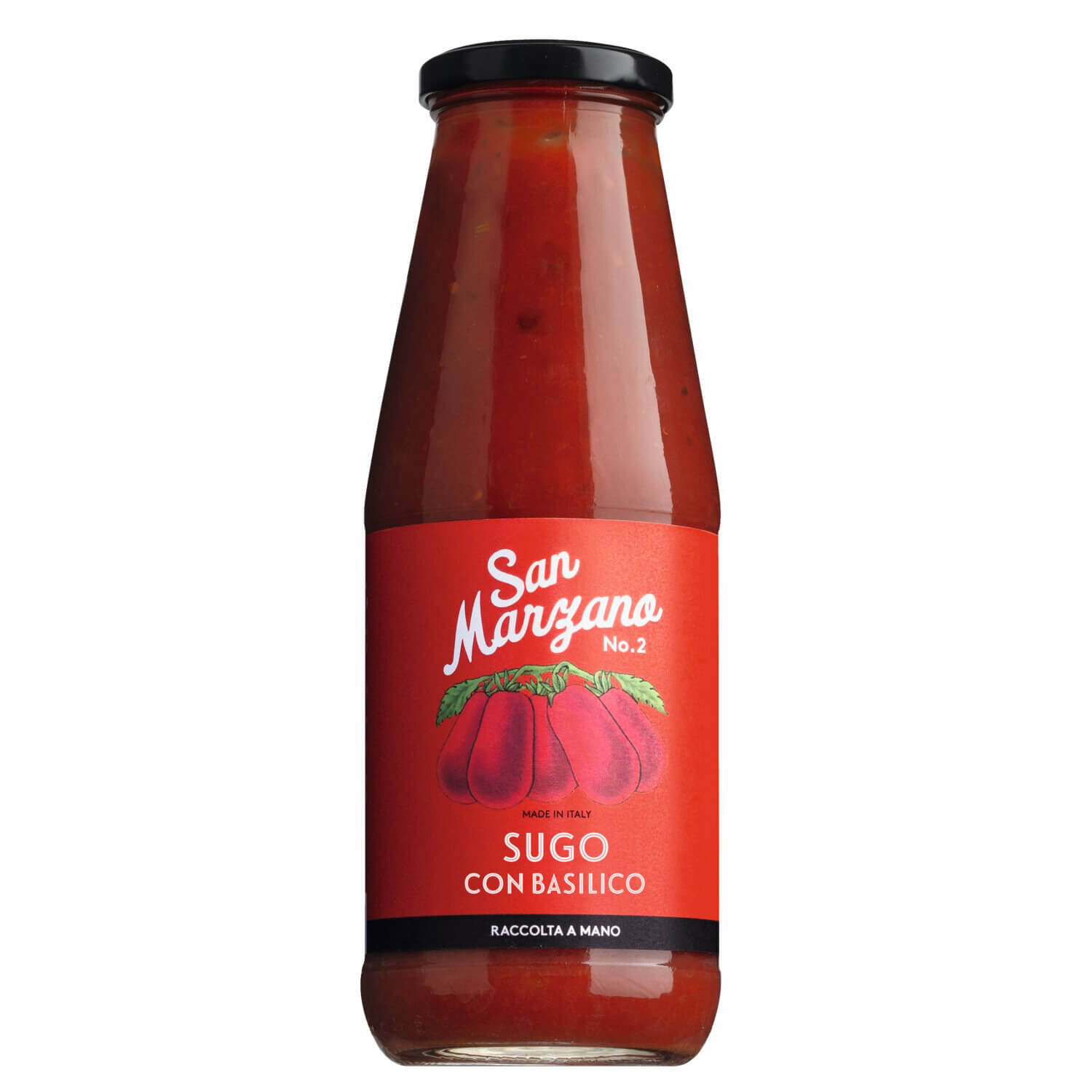 Sugo pronto al basilico - San Marzano Tomatensauce mit Basilikum, 720 ml