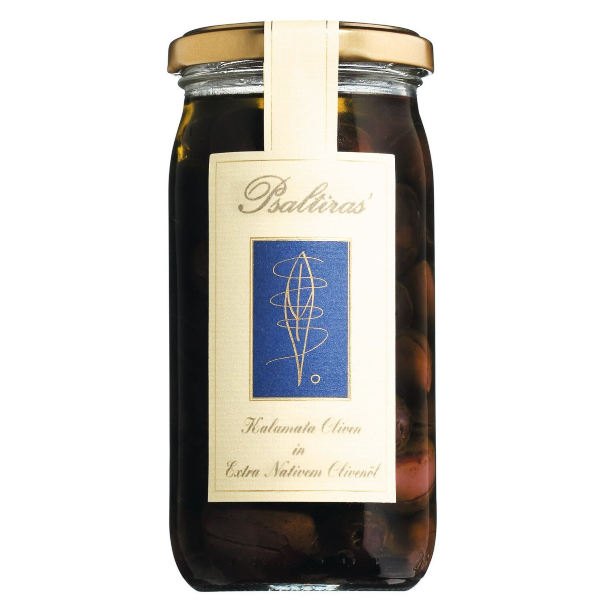 Kalamata-Oliven in Olivenöl mit Stein von Psaltiras, 320 g