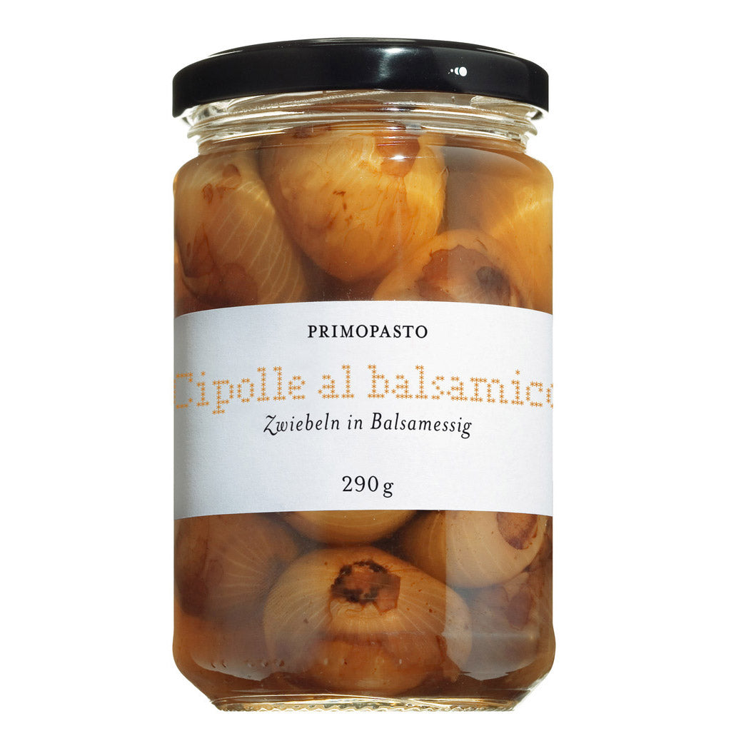 Cipolle Borettane in Aceto balsamico di Modena IGP - Zwiebeln in Balsamico eingelegt, 300 g