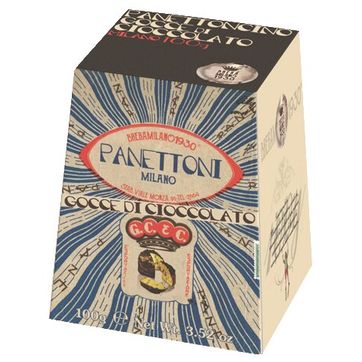 Panettoncino Cioccolato - kleiner Hefekuchen mit Schokostückchen von Breramilano, 100 g