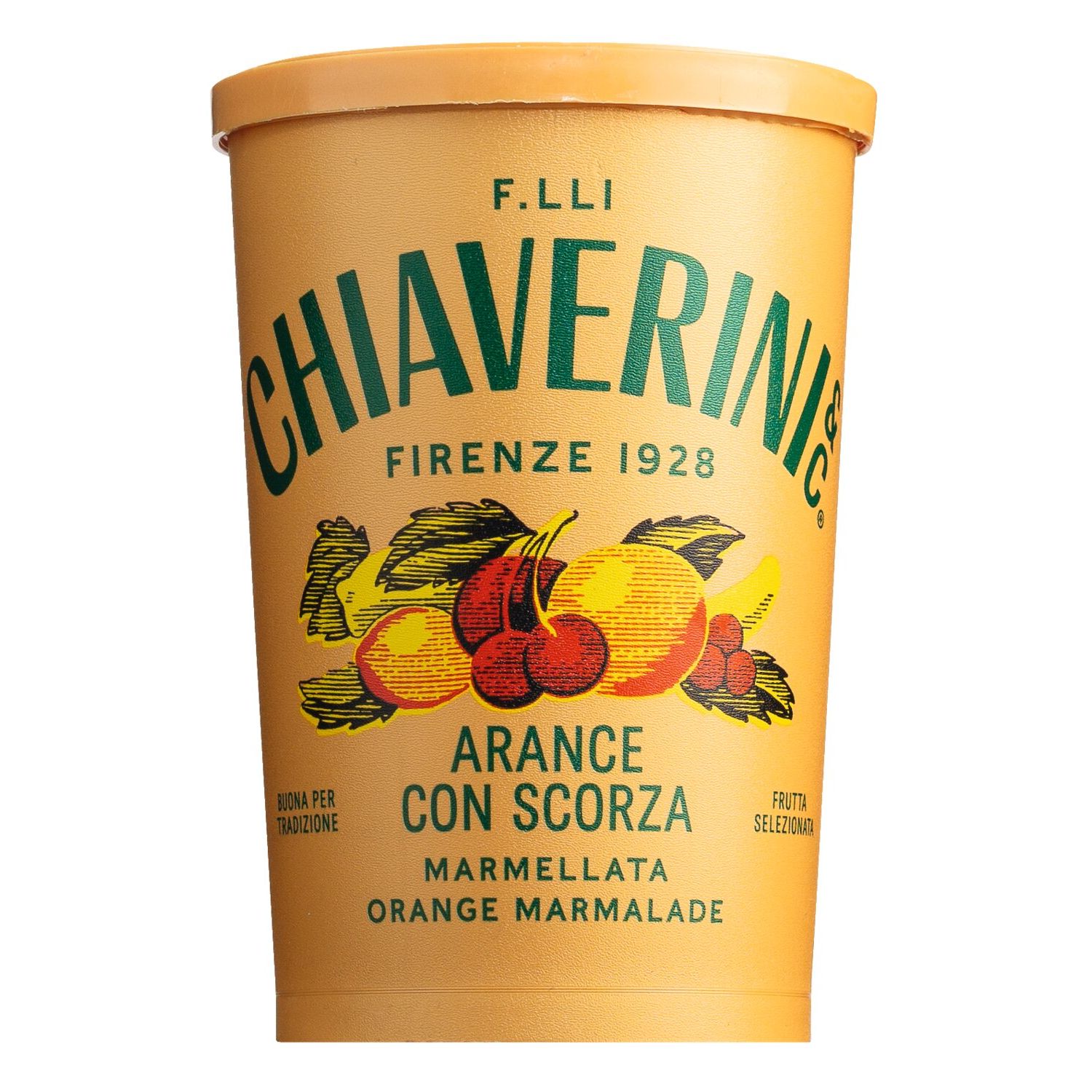 Orangenmarmelade mit Schale aus der Toskana von Chiaverini, 400 g