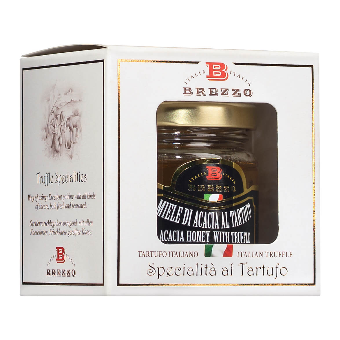 Akazienhonig mit Trüffelaroma von Brezzo, 100 g