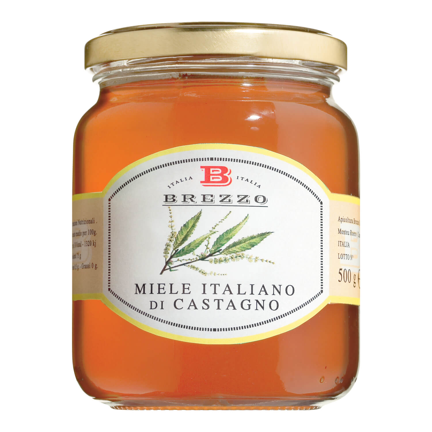 Kastanienhonig aus der Lombardei von Brezzo, 500 g