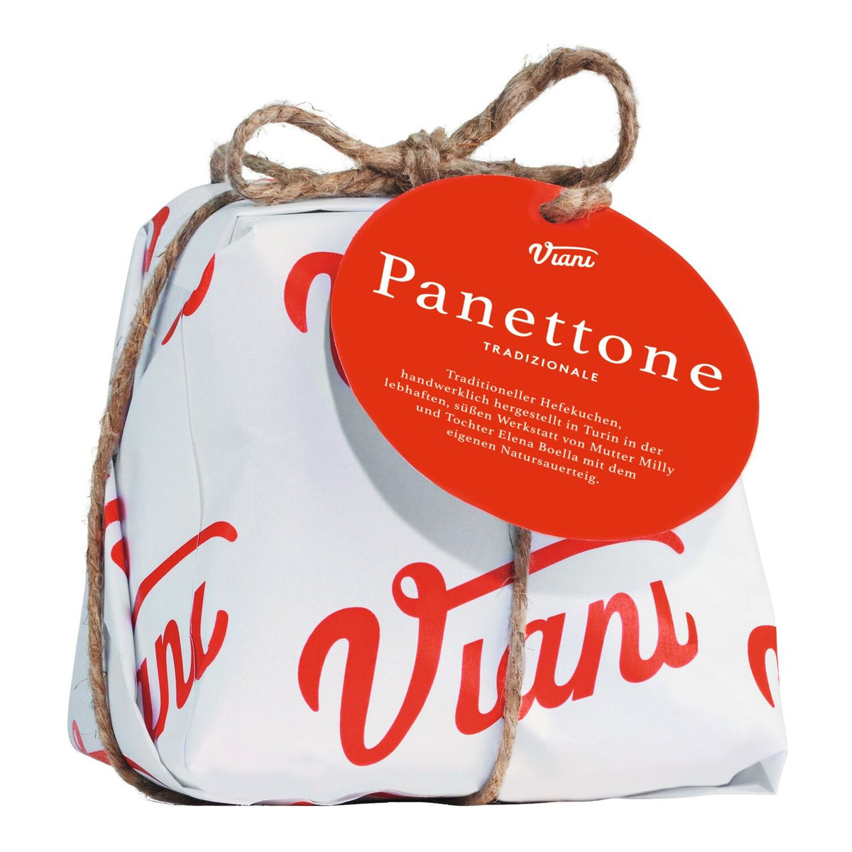 Panettone tradizionale - Hefekuchen mit Sultaninen & Zitrusschalen, 300 g