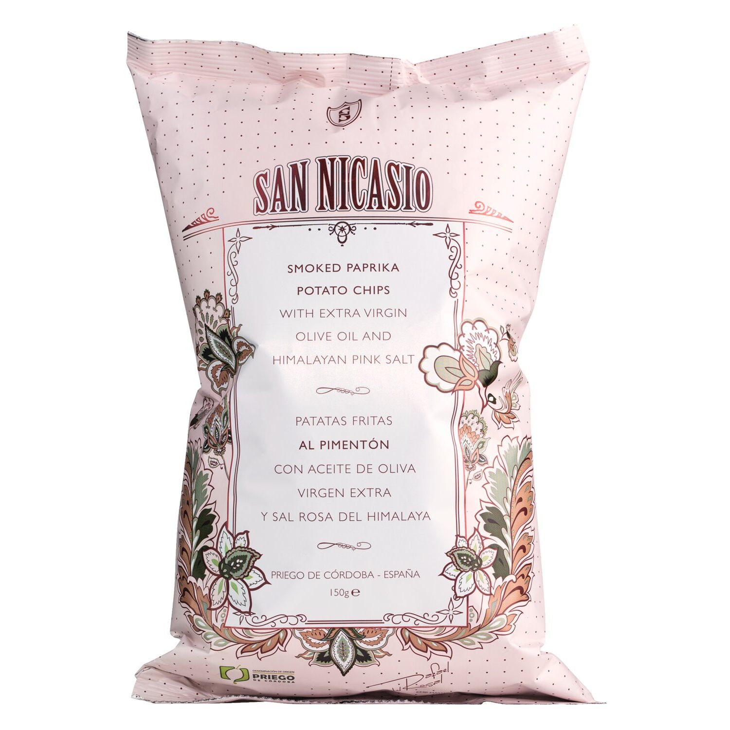 Kartoffelchips mit gerösteter Paprika von San Nicasio, 150 g