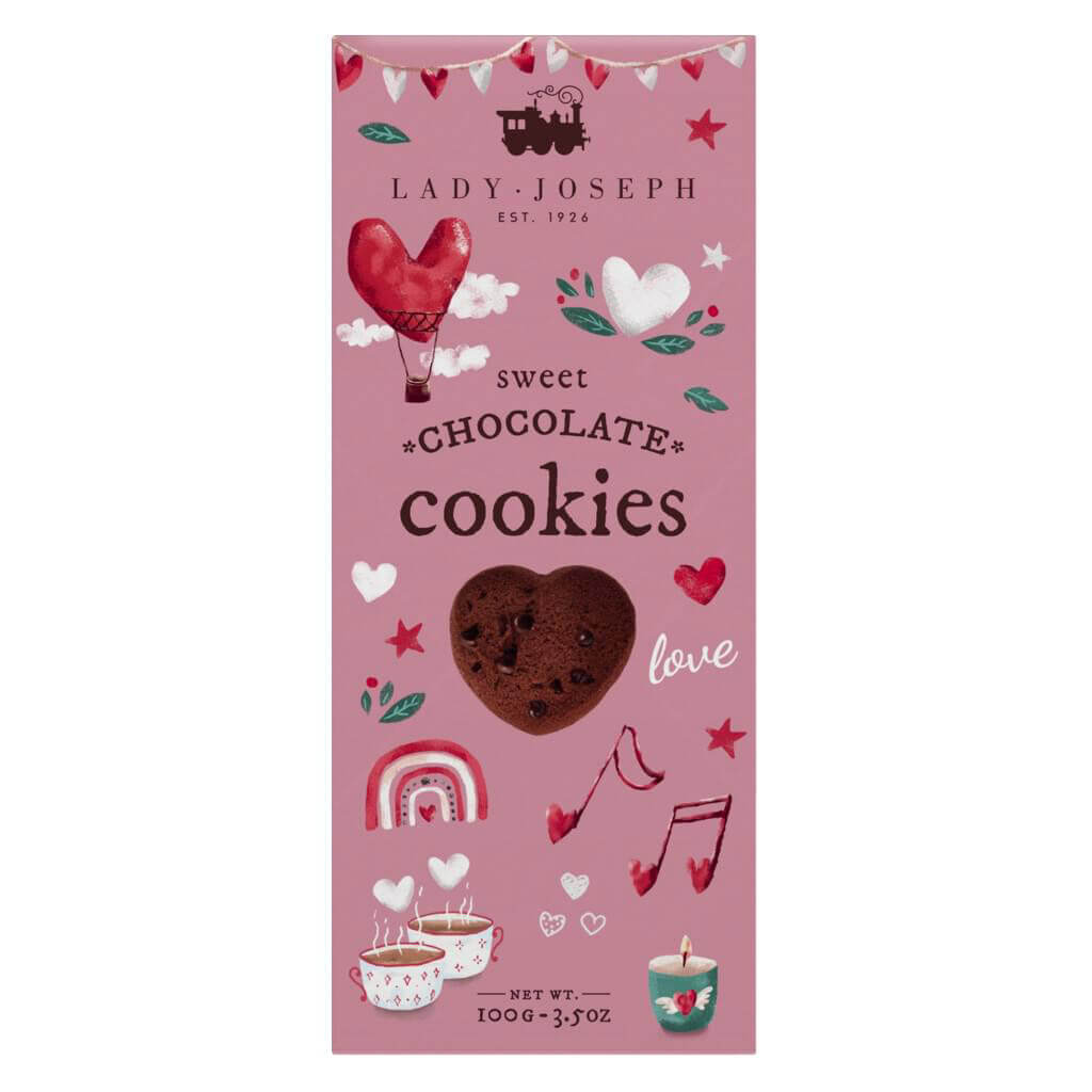 Sweet Love Cookies - Schokoladenkekse in Herzform von Lady Joseph, 100 g