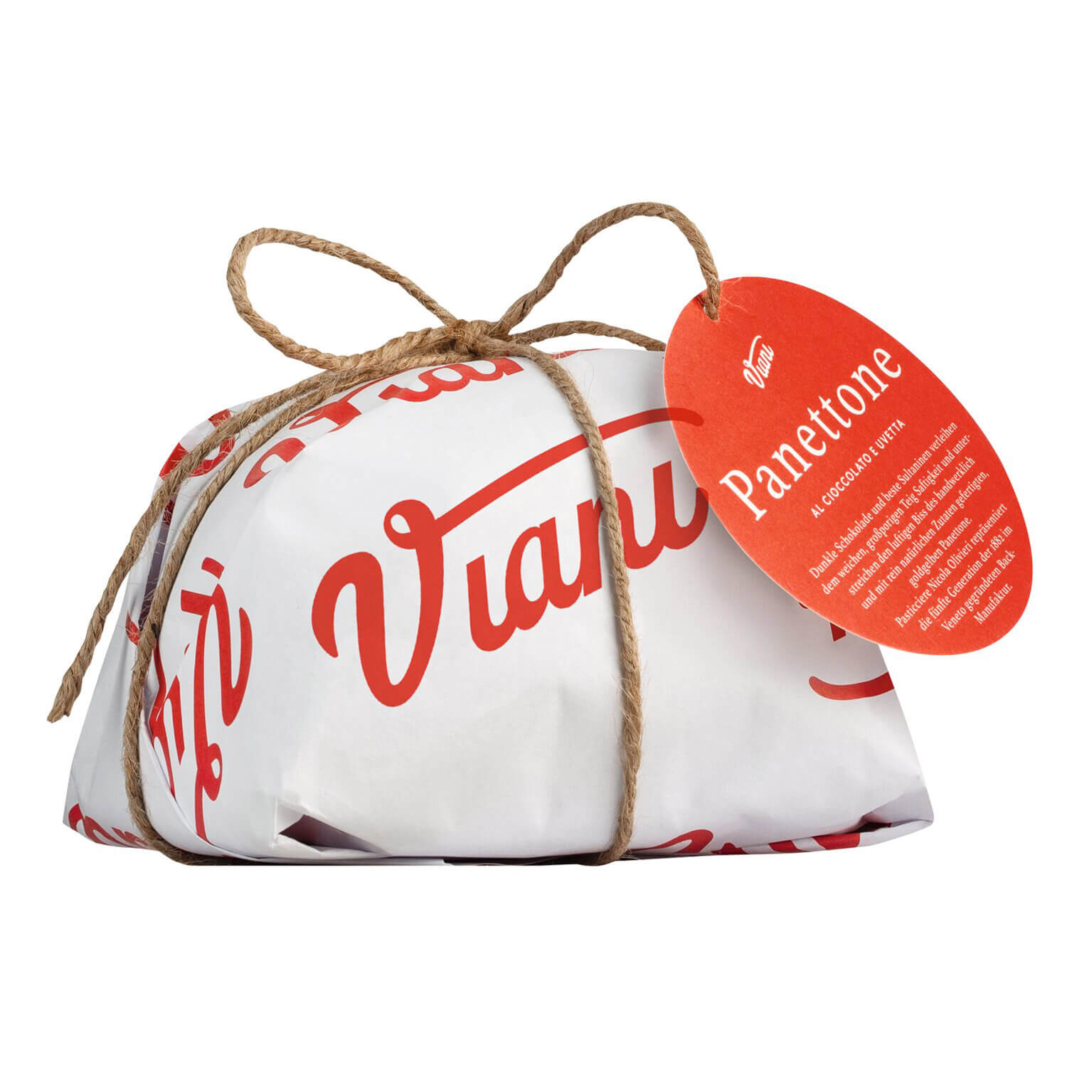 Panettone al cioccolato e uvetta - Hefekuchen mit Schokolade & Sultaninen, 300 g