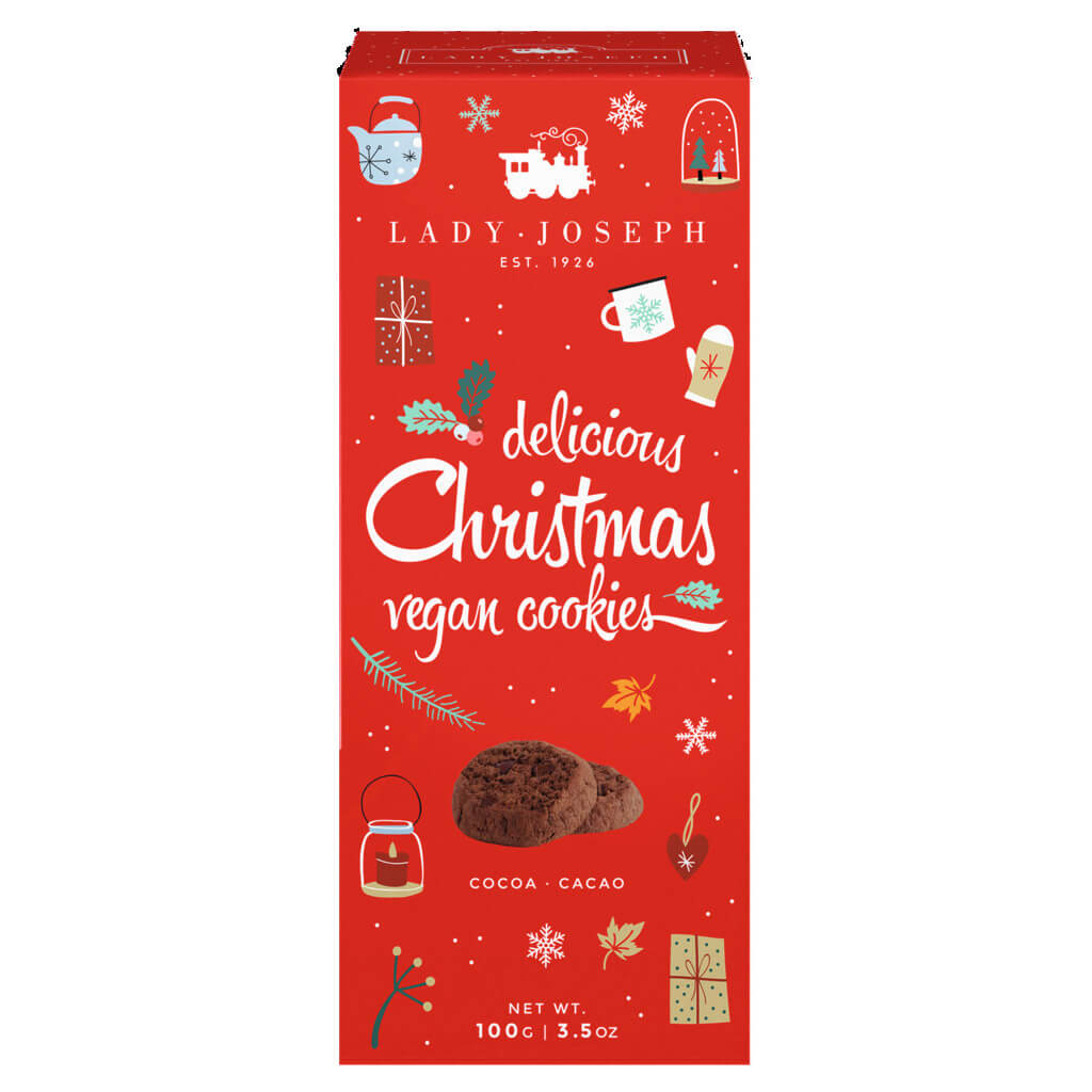 Weihnachts-Schokoladenkekse, vegan, von Lady Joseph