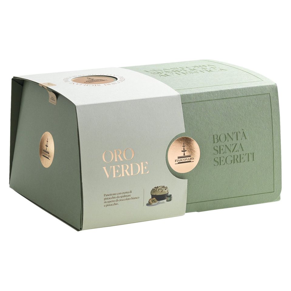 Panettone mit Pistazien und Pistaziencreme von Fiasconaro, 750 g