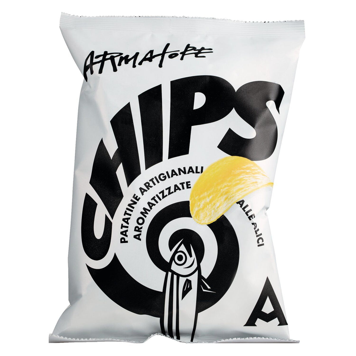 Chips alle alici - Kartoffelchips mit Sardellengeschmack von Armatore, 100 g