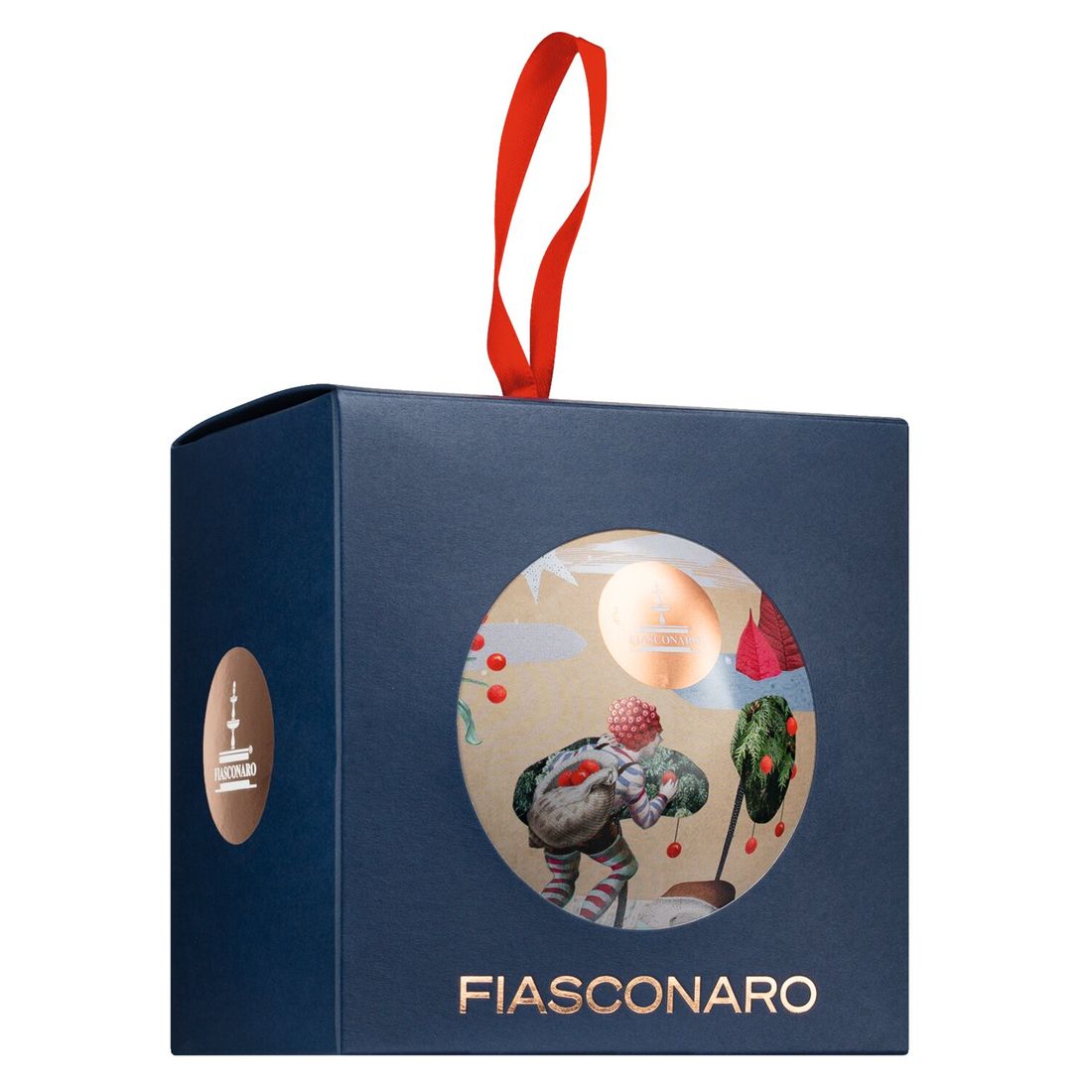Weihnachtskugel mit Schokoladen-Panettone von Fiasconaro, 100 g