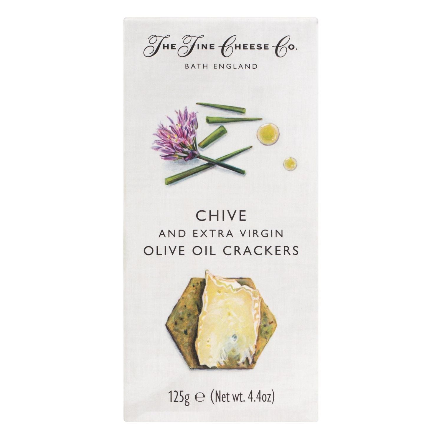 Cracker mit Schnittlauch & Olivenöl von Fine Cheese Company, 125 g