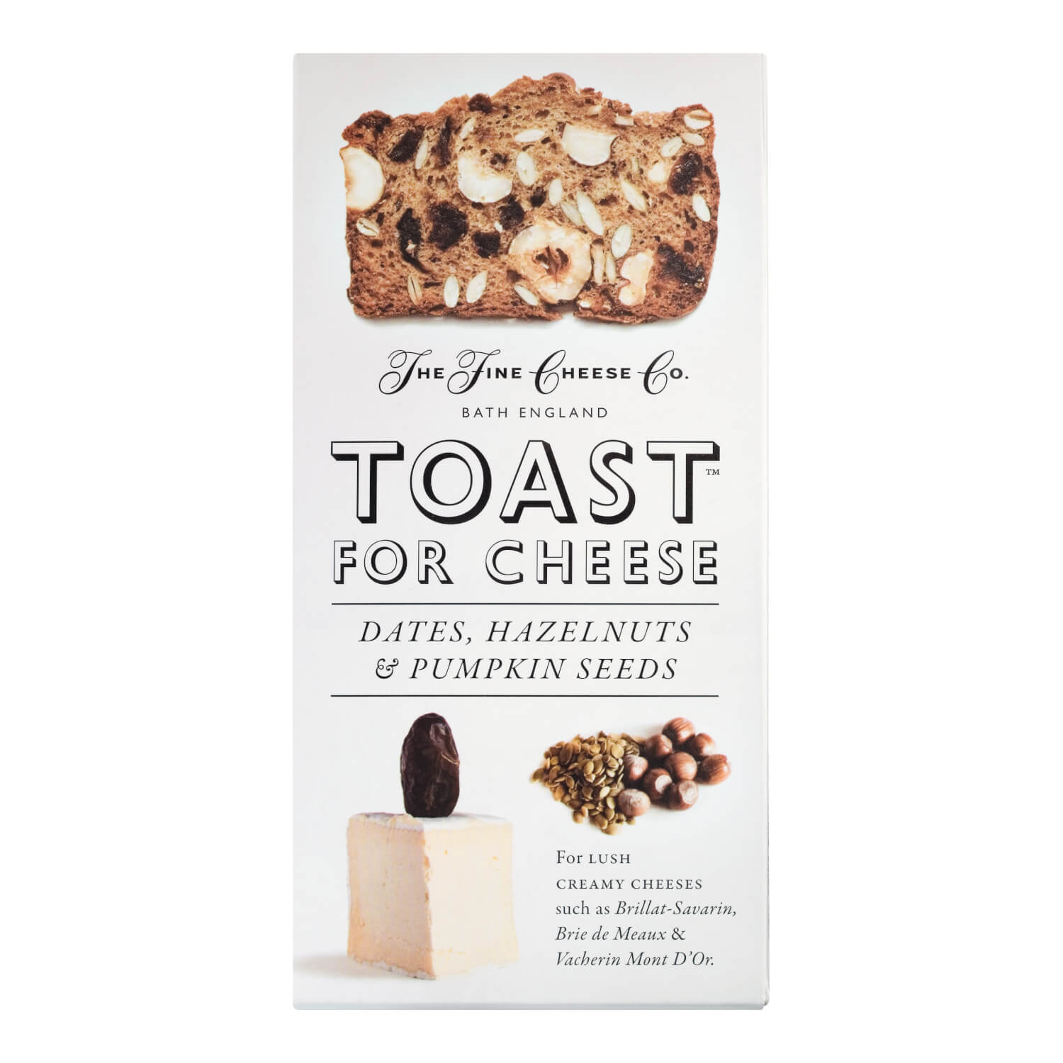Toast for Cheese mit Datteln, Haselnüssen & Kürbiskernen von Artisan Biscuits, 100 g