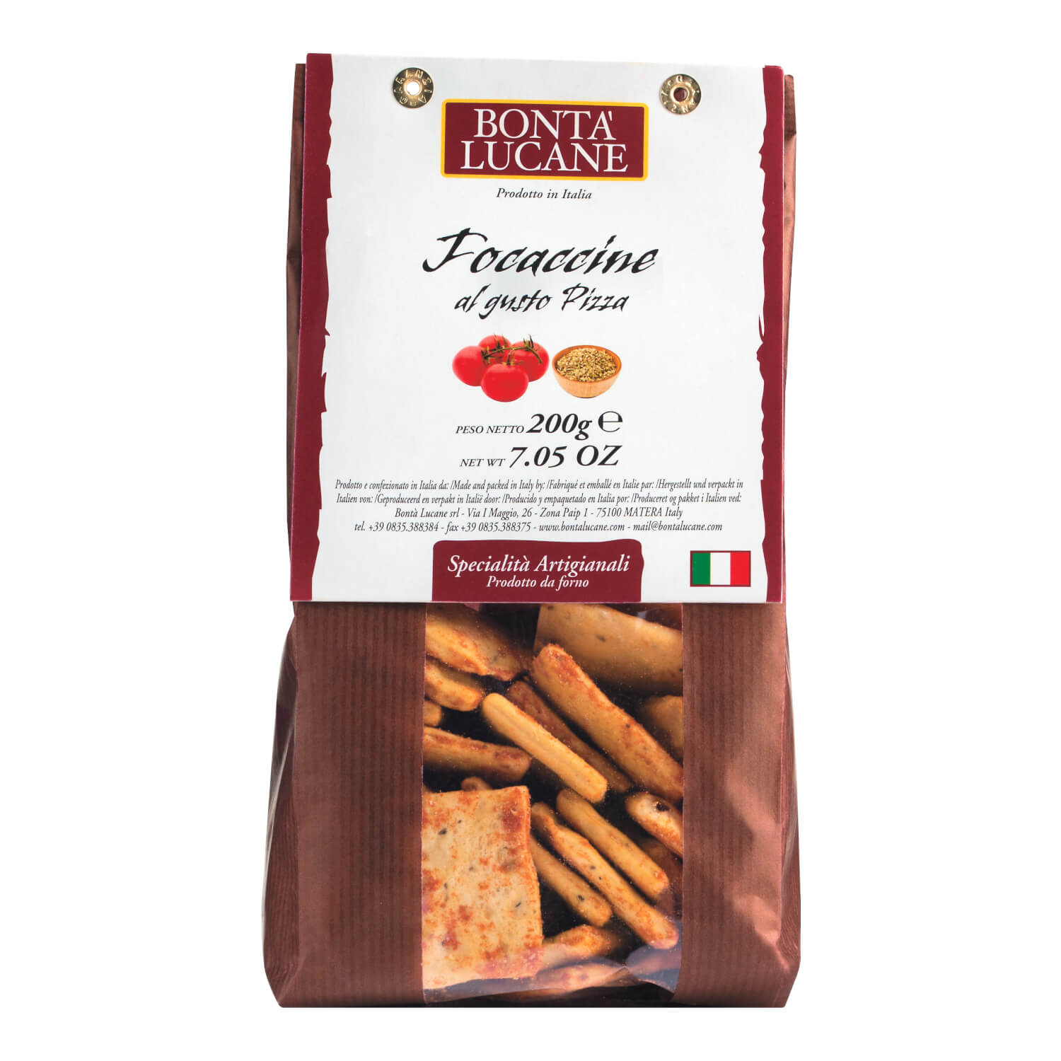 Focaccine alla Pizza von Lucane, 200 g