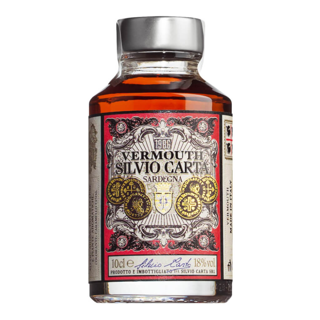 Silvio Carta Vermouth Rosso Wermut mini, 0,1 l