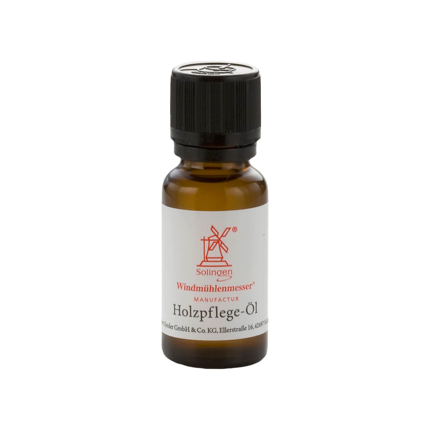 Holzpflege-Öl aus Jojobaöl und ätherischem Zitronenöl, 20 ml von Windmühlenmesser