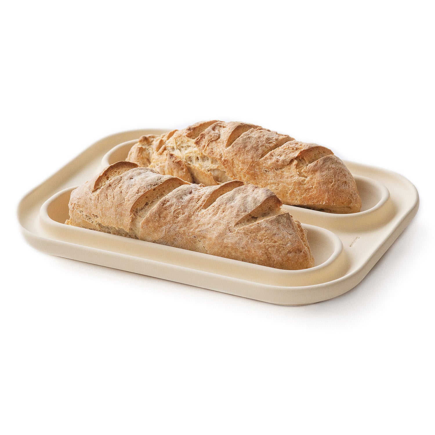 Backplatte Baguettebäcker CeraFlam® mit Rezeptheft von Denk