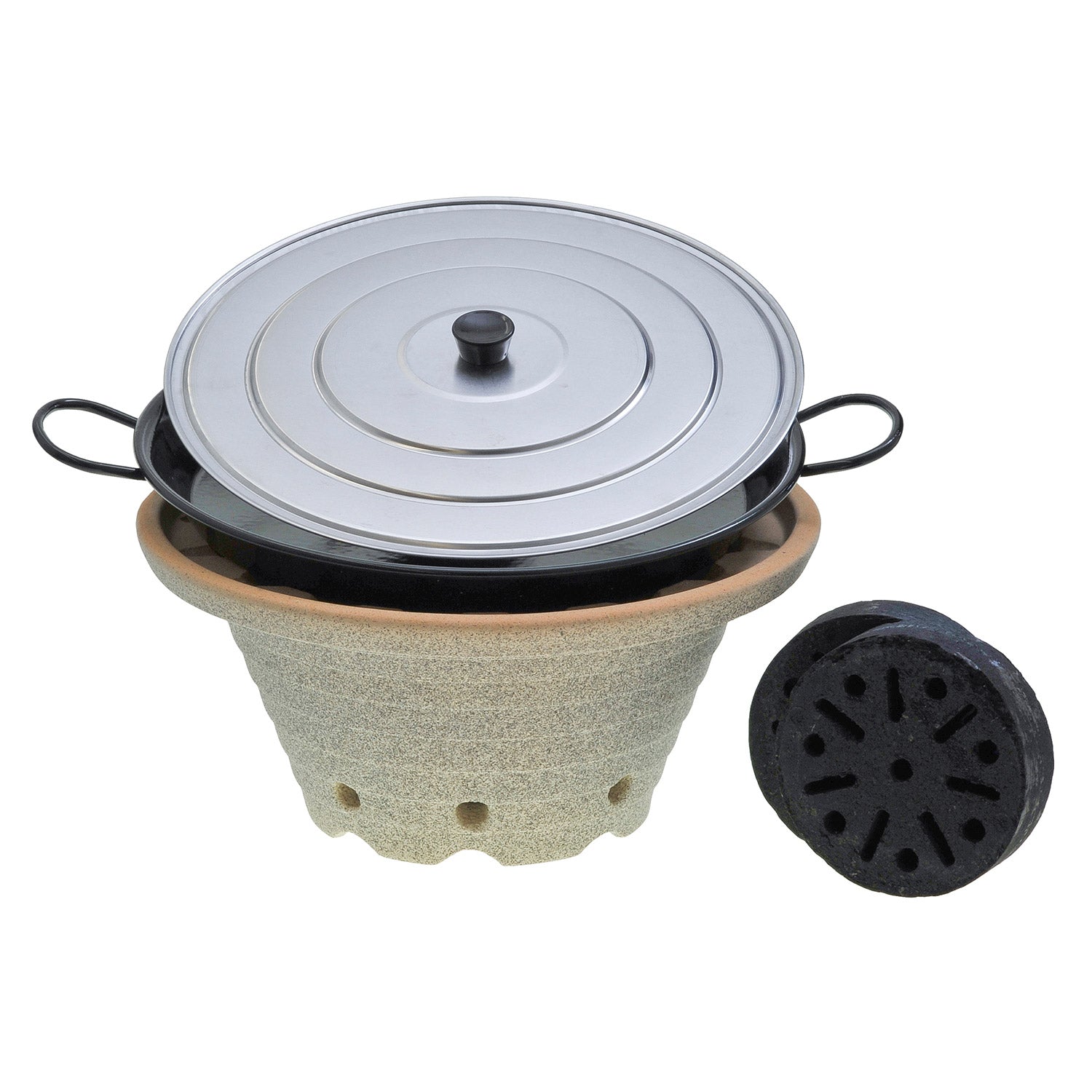 Bratfeuer® - der blitzschnelle Outdoor-Herd mit Pfanne & Deckel von Denk