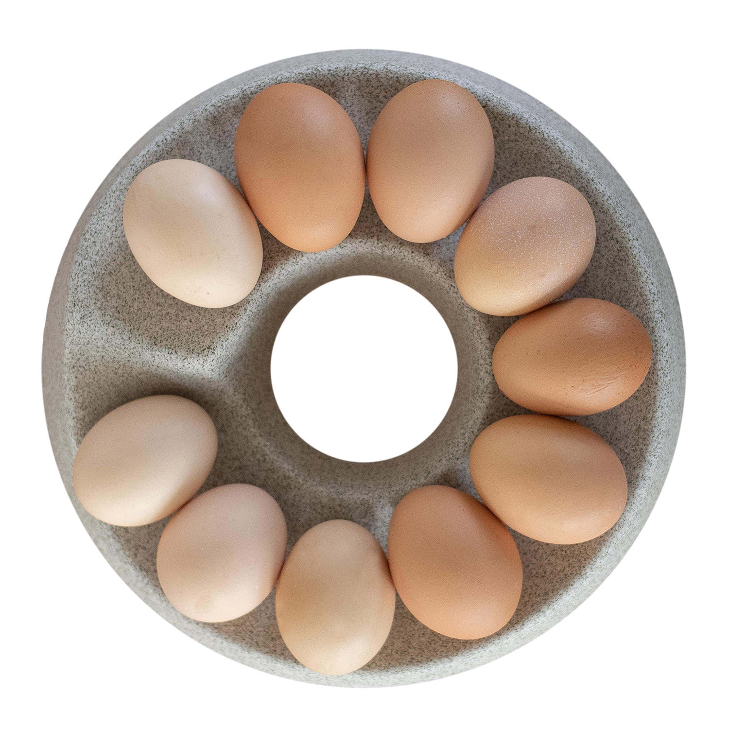Rock&Roll® zur Eierlagerung aus Granicium®-Rutil Keramik von Denk