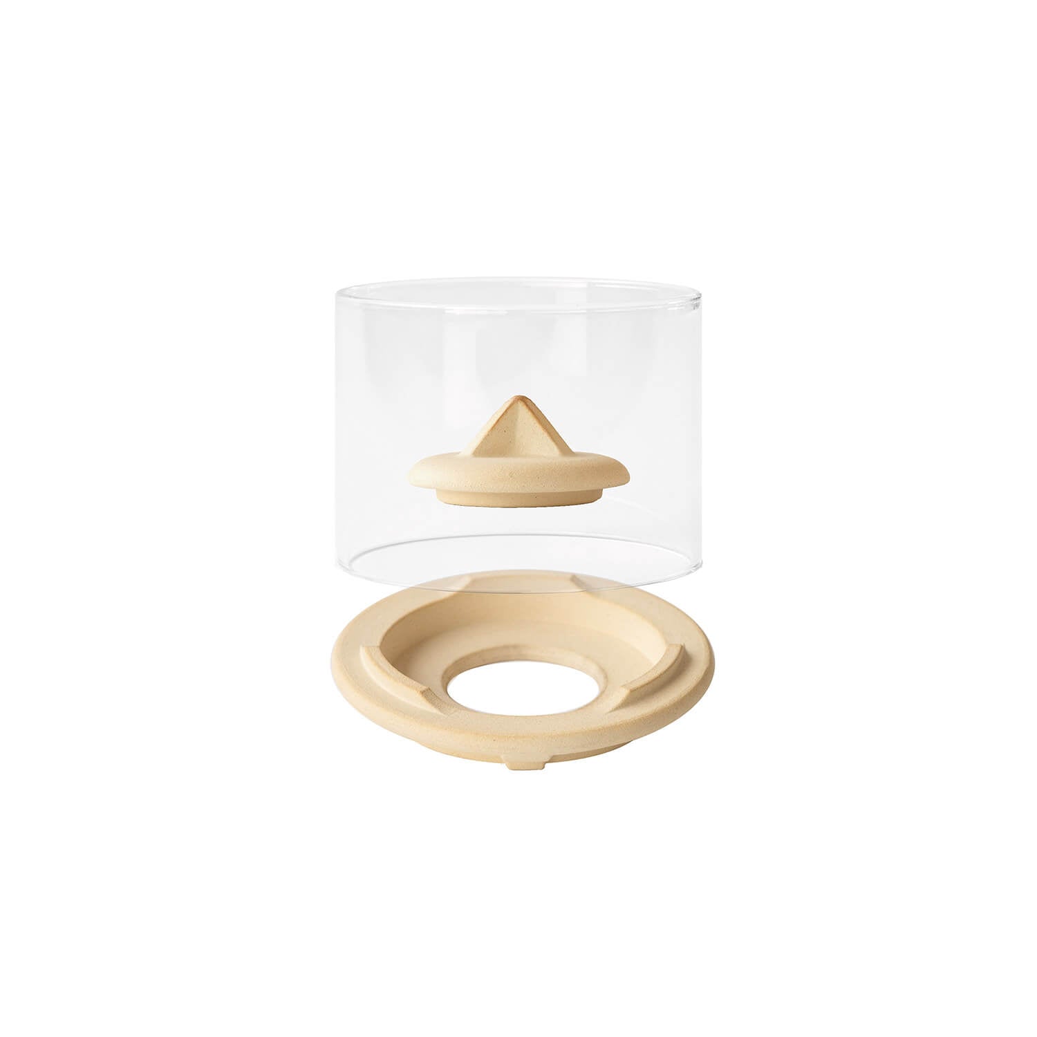 Windglasaufsatz für Schmelzfeuer® Indoor CeraNatur® von Denk