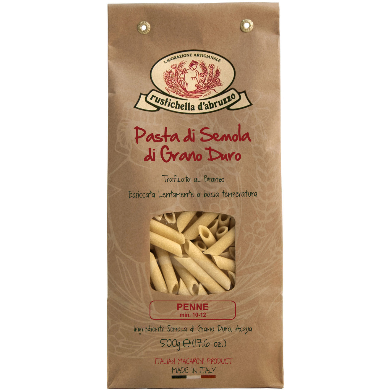 Penne Lisce Hartweizennudeln von Rustichella, 500 g
