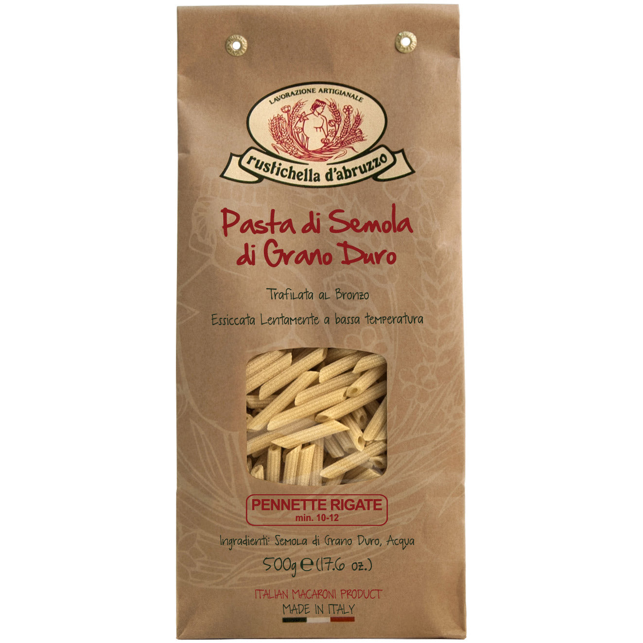 Pennette rigate Hartweizennudeln von Rustichella, 500 g