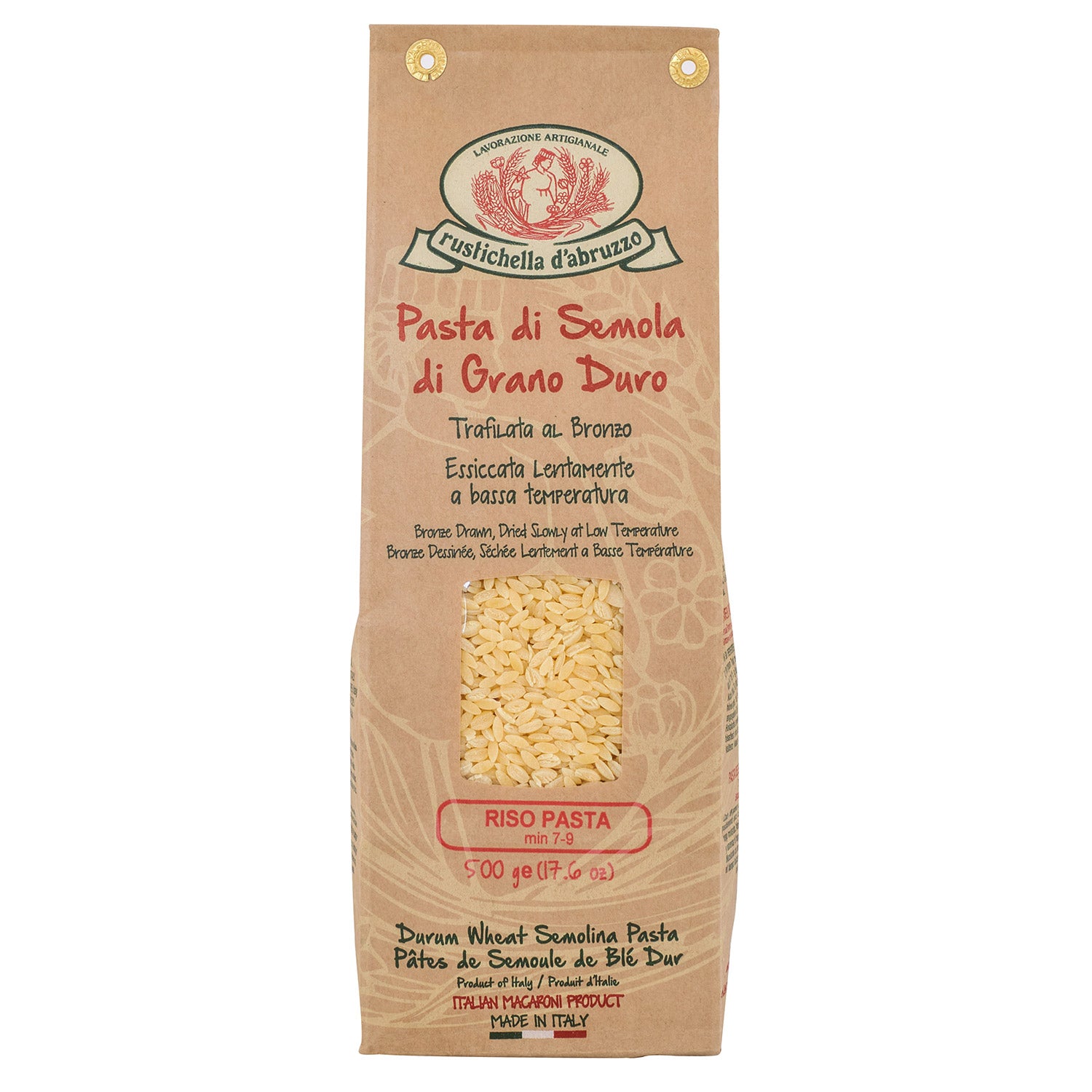 Riso Pasta Hartweizennudeln von Rustichella, 500 g