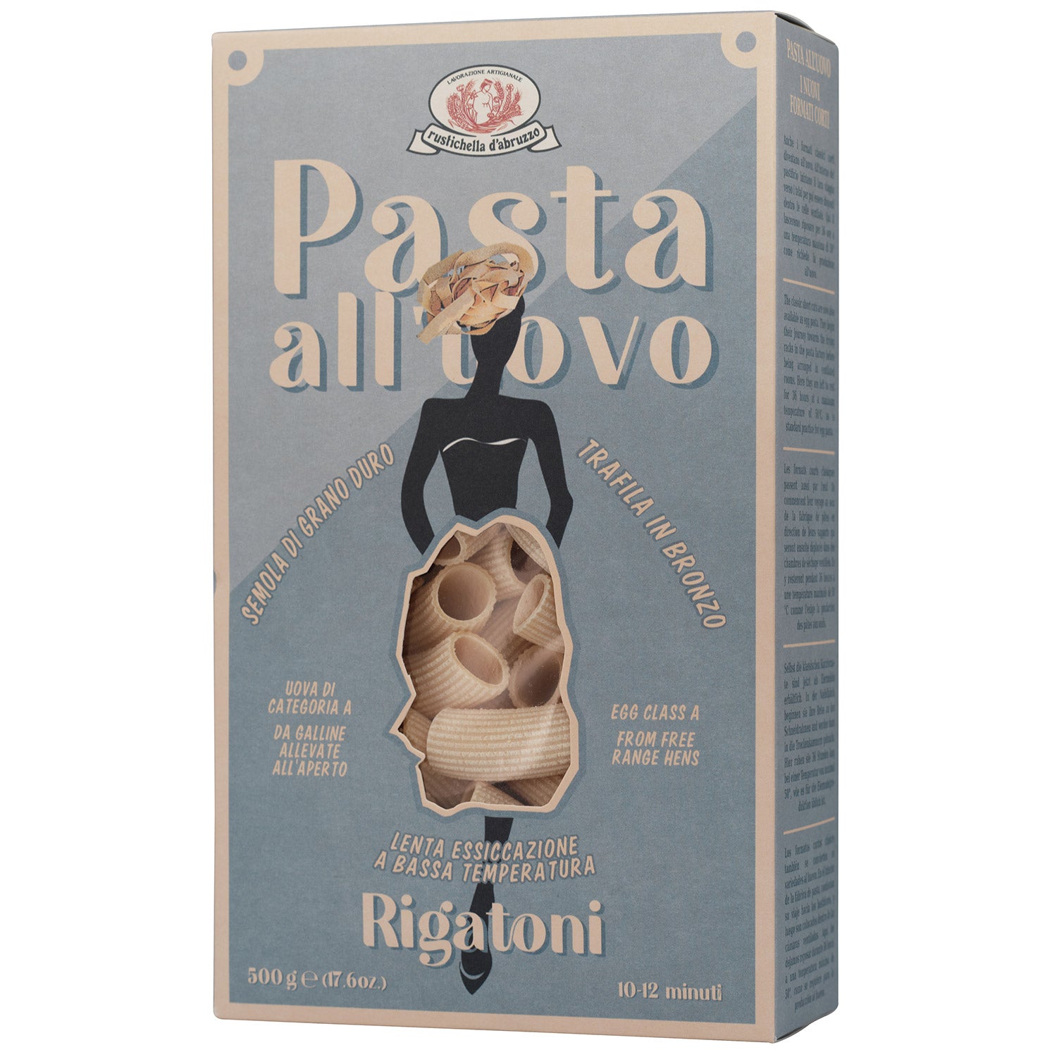 Rigatoni all'uovo Matassine - Eiernudeln von Rustichella, 500 g