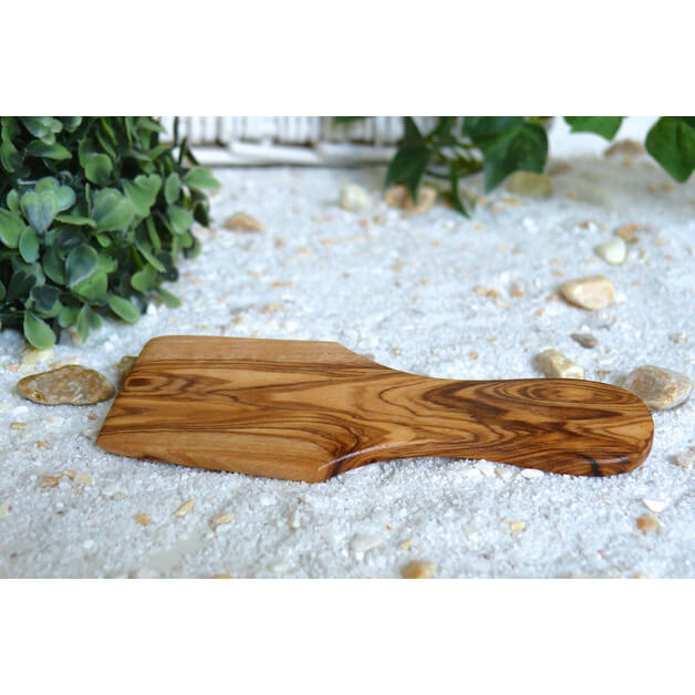 Racletteschieber aus Olivenholz 12 cm